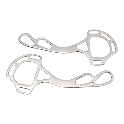 Hackmore de acero inoxidable Umbria Equitazione - Aluminium