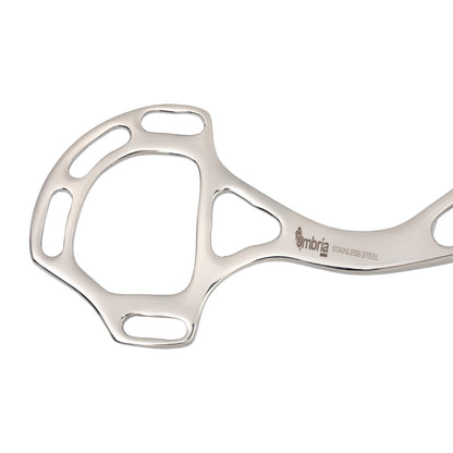 Hackmore de acero inoxidable Umbria Equitazione - Aluminium