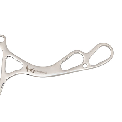 Hackmore de acero inoxidable Umbria Equitazione - Aluminium