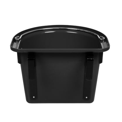 Comedero con soportes y mango Umbria Equitazione - Negro