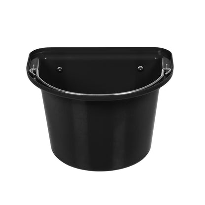 Comedero con soportes y mango Umbria Equitazione - Negro