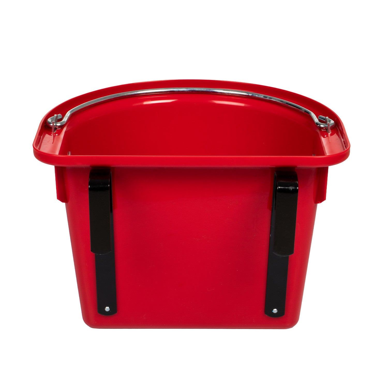 Comedero con soportes y mango Umbria Equitazione - Rojo