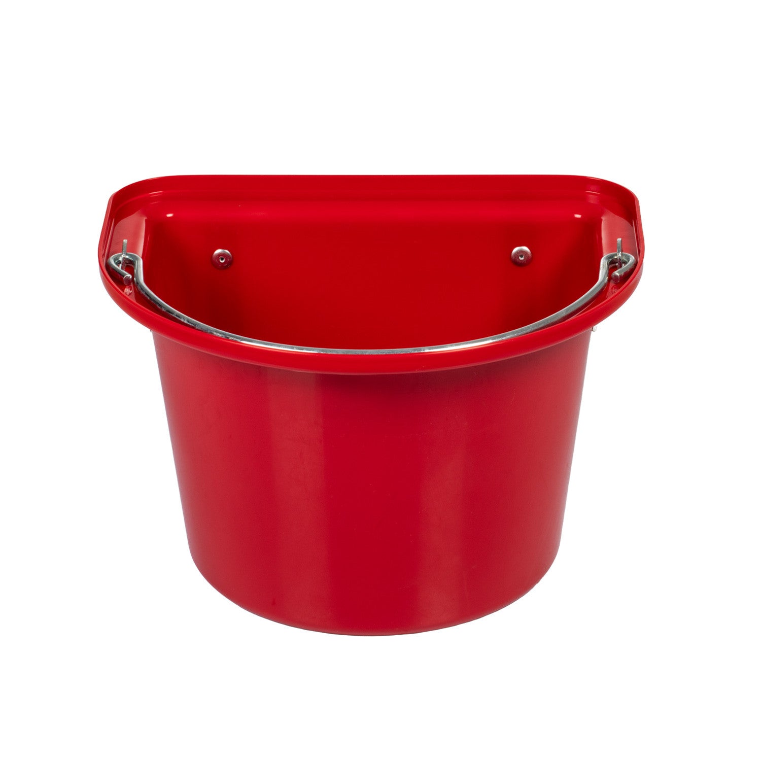 Comedero con soportes y mango Umbria Equitazione - Rojo