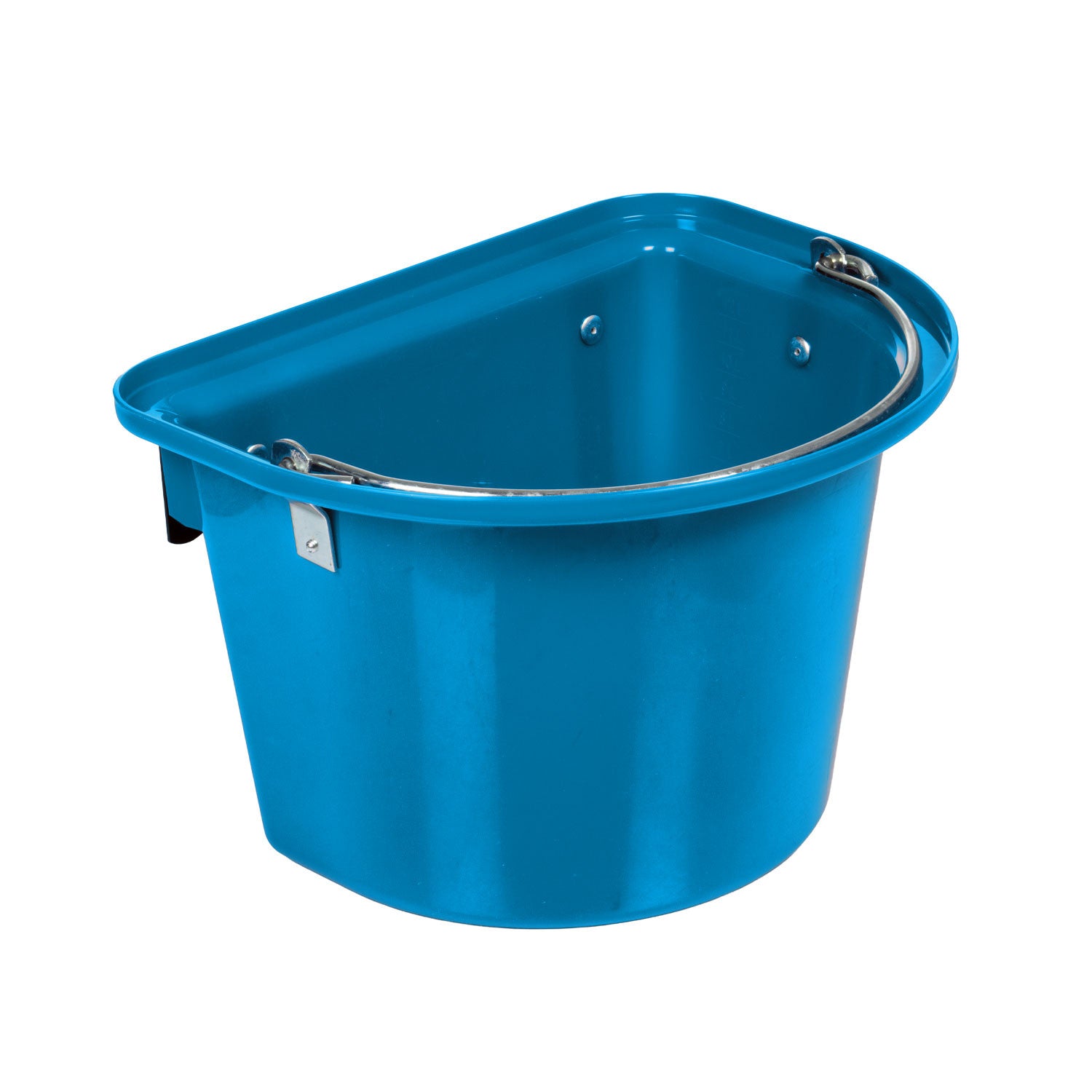 Comedero con soportes y mango Umbria Equitazione - Azul royal