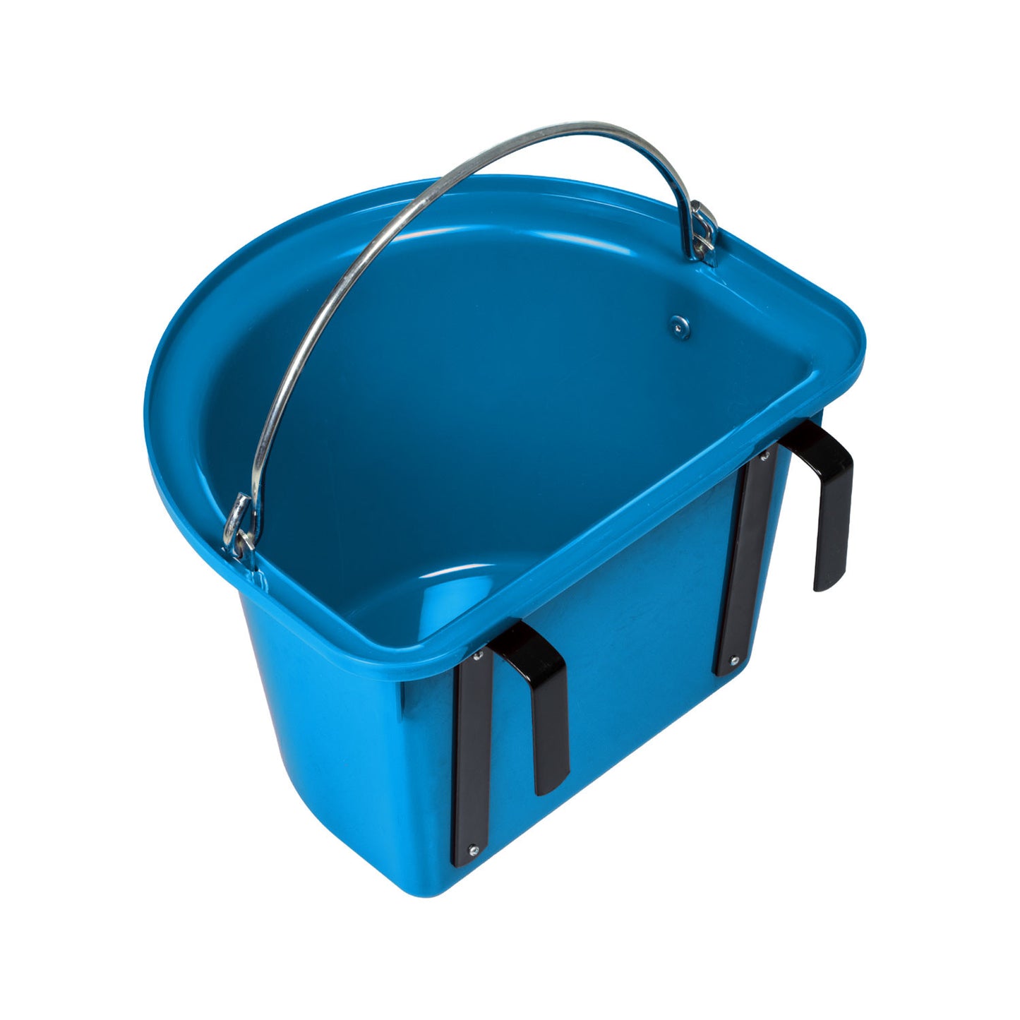 Comedero con soportes y mango Umbria Equitazione - Azul royal