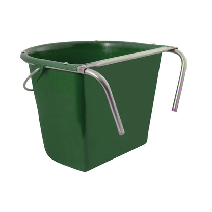 Comedero con refuerzo de hierro y asa v plast v902/b 15 li V-Plast - Verde