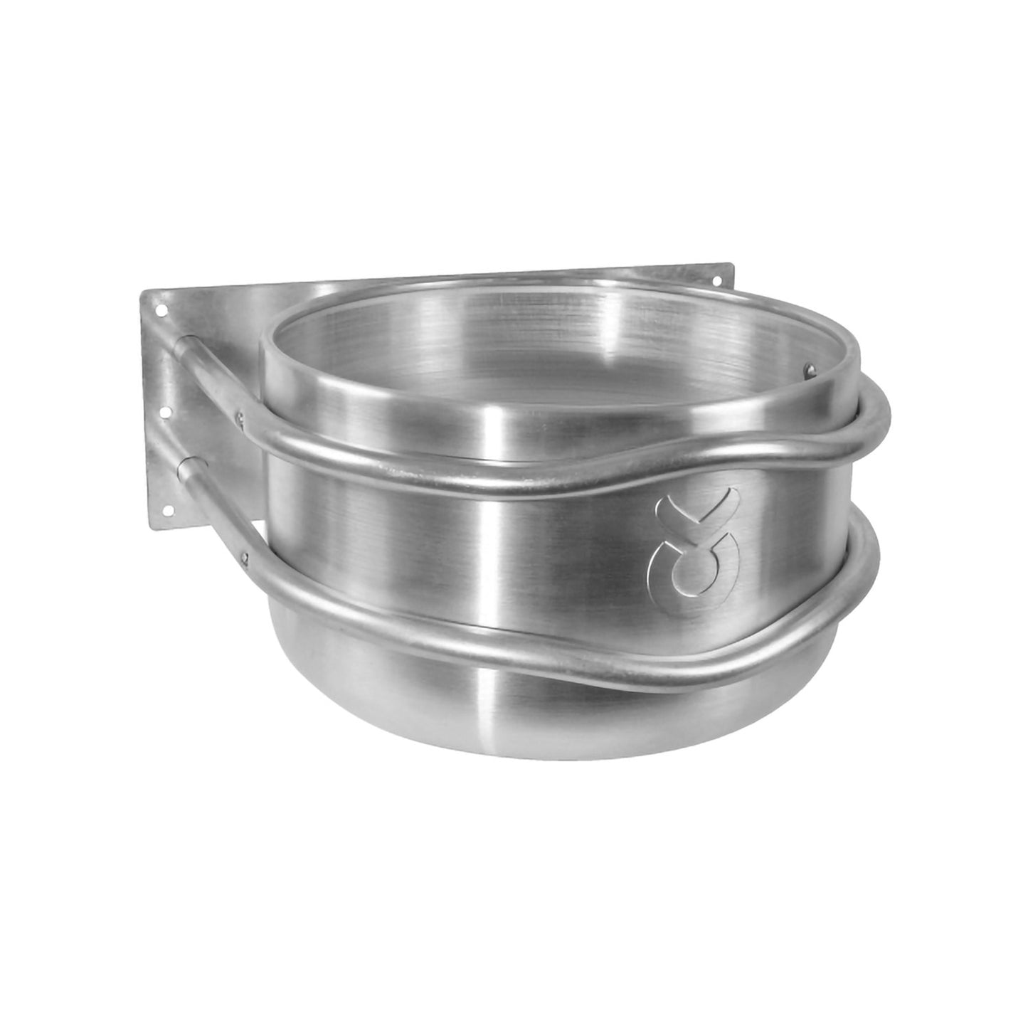 Comedero redondo de aluminio de pared Kerbl