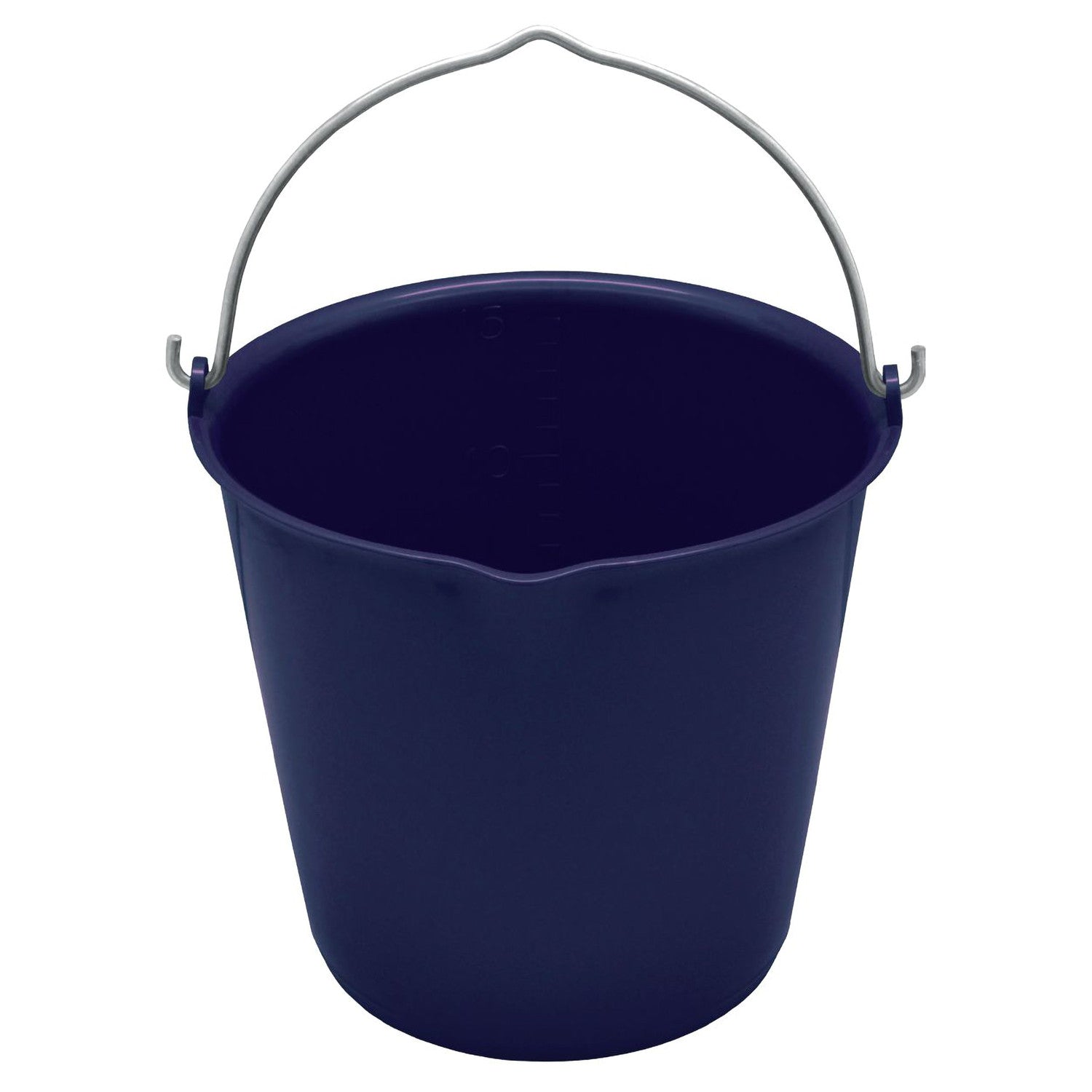 Cubo de plástico flex de 15 l con asa de metal V-Plast