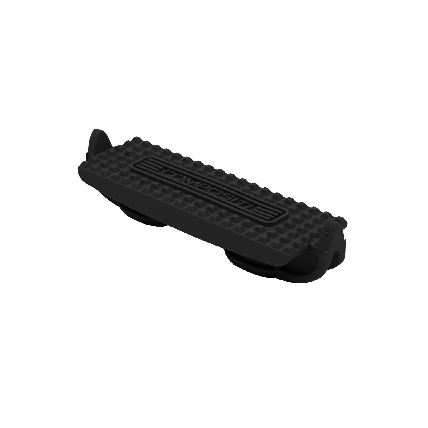 Pedanas de colores, estribos de polímero premium Compositi - Negro