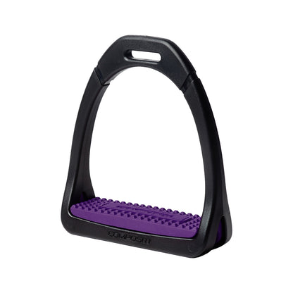 Estribos de polímero modelo Premium banco colorido Compositi - Morado