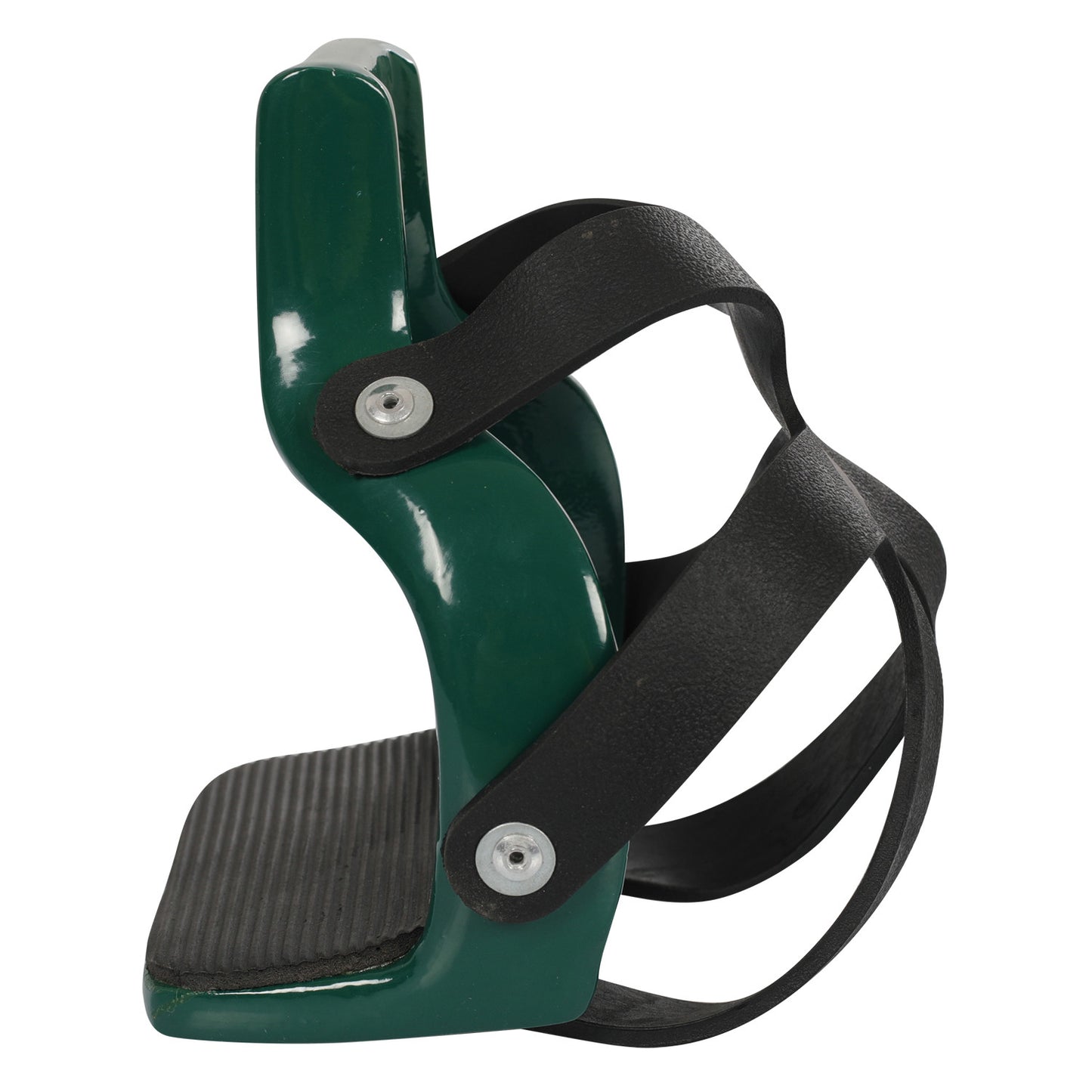 Estribos de aluminio de colores con protector de estribo Umbria Equitazione - Verde