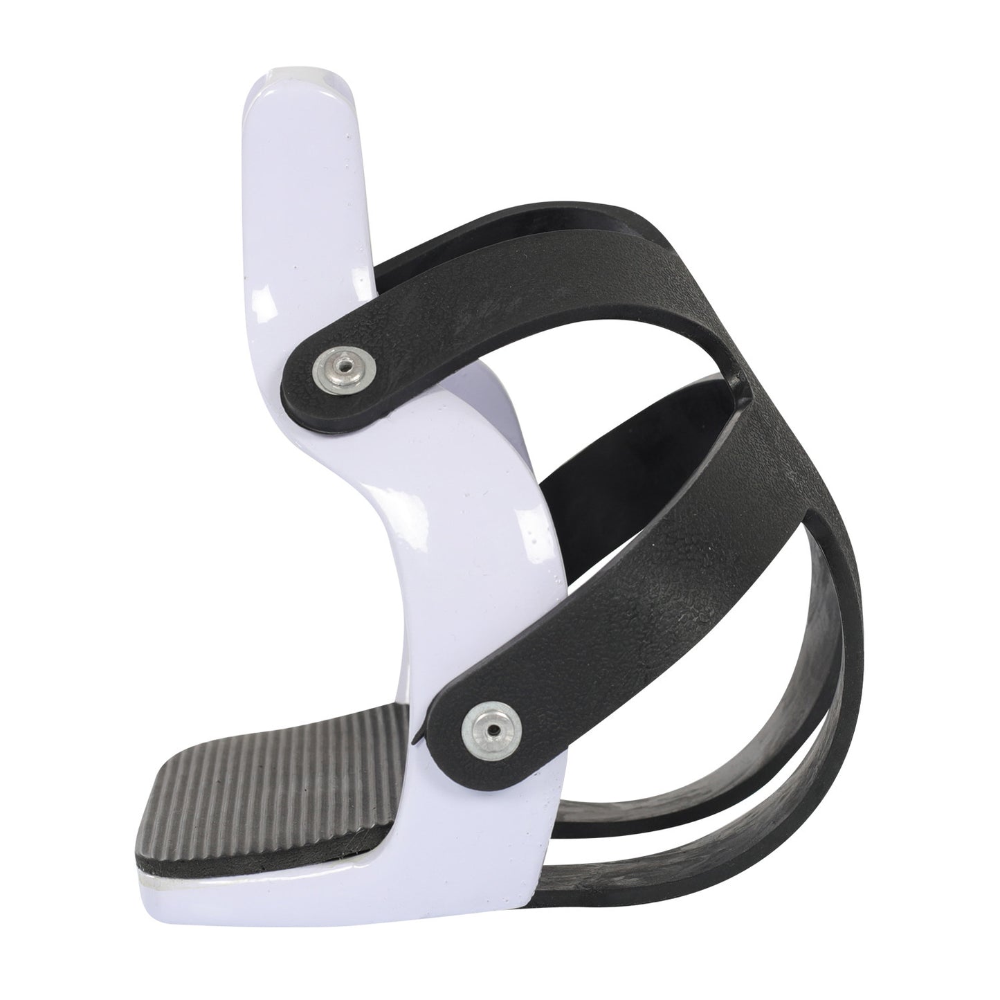 Estribos de aluminio de colores con protector de estribo Umbria Equitazione - Blanco