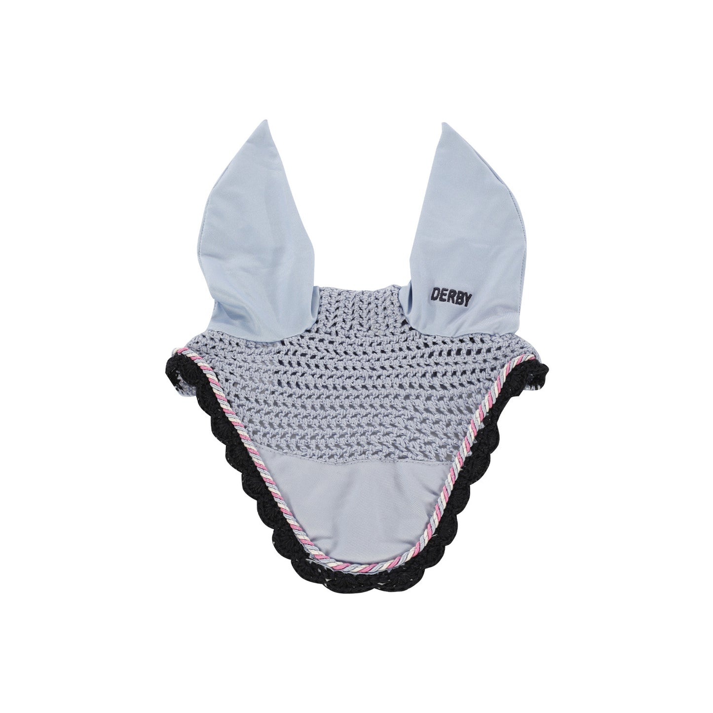 Cofia de poni de algodón con cordón Derby - Baby Blue/Multi/Navy