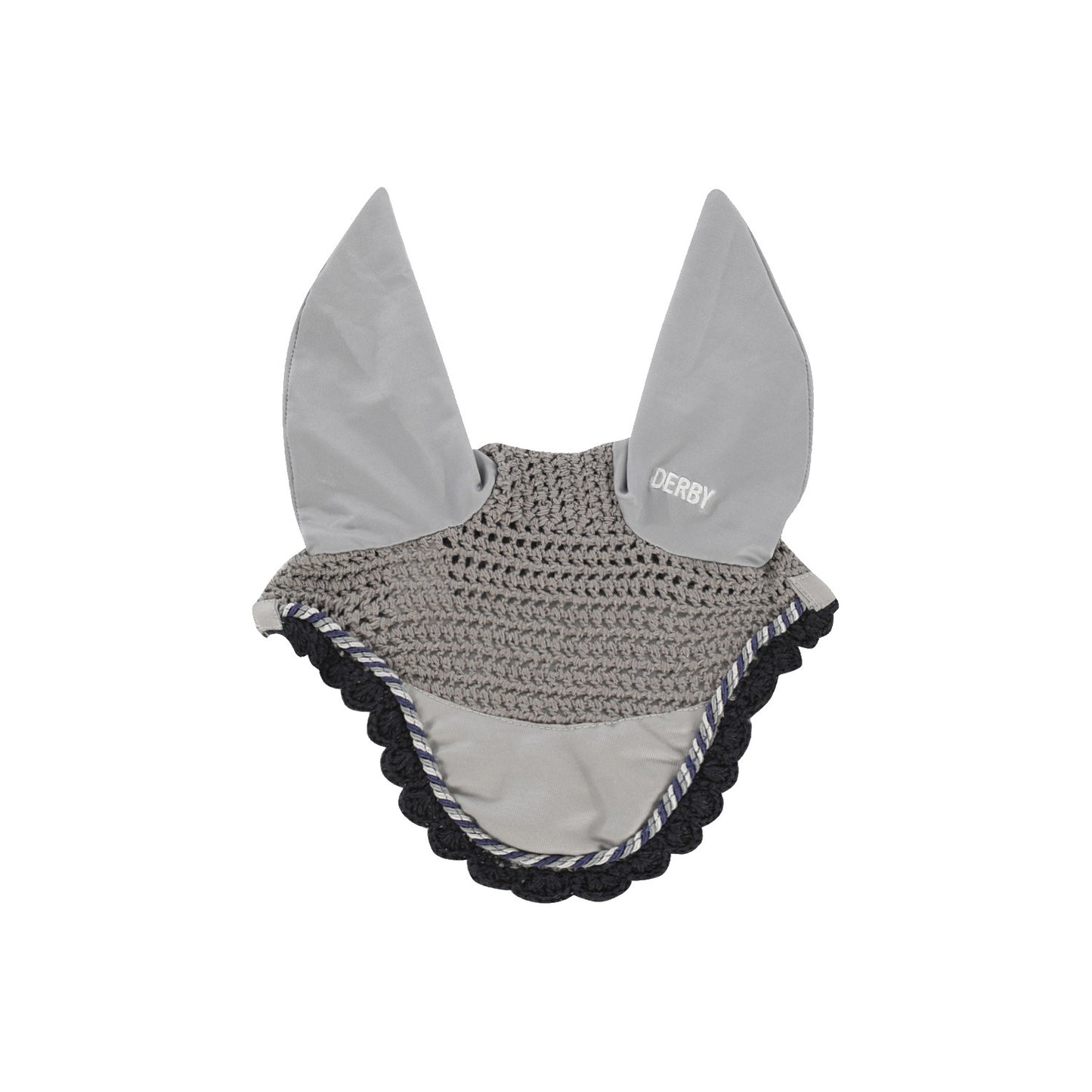 Cofia de poni de algodón con cordón Derby - Silver/Multi/Navy