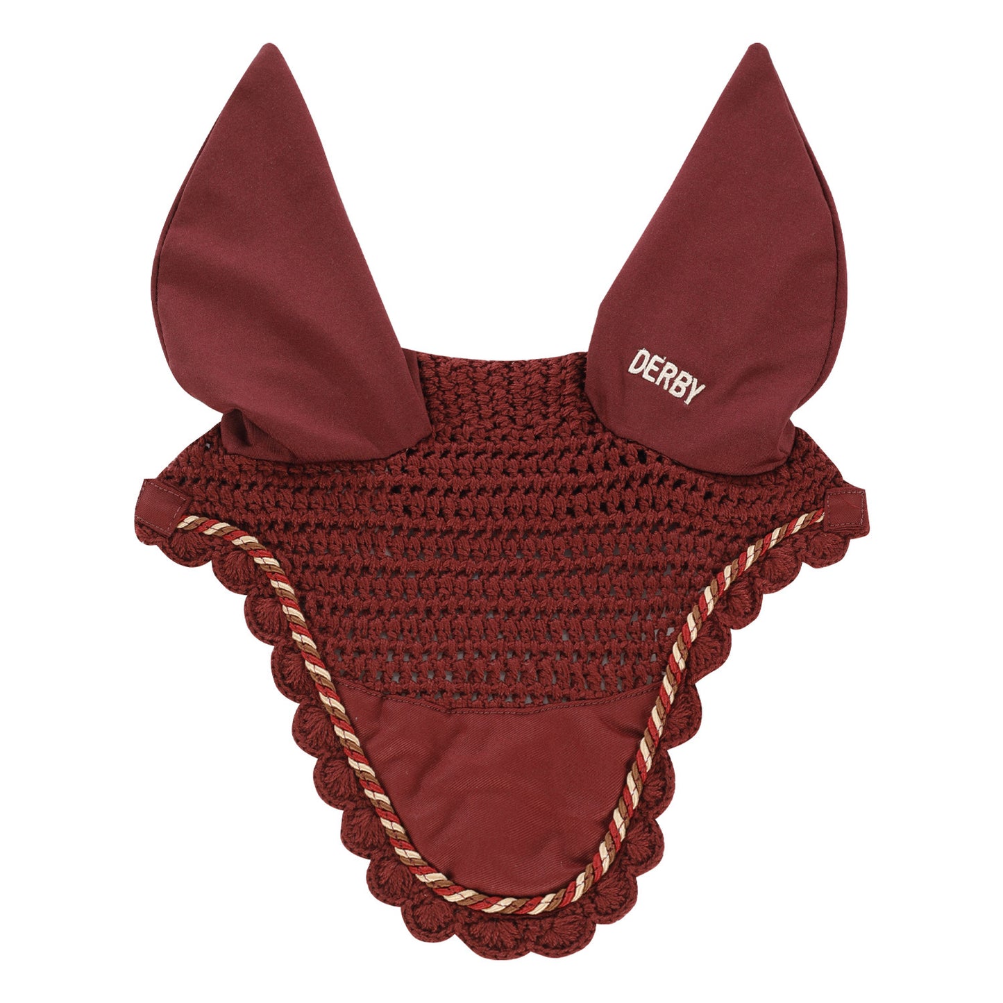 Gorro de algodón con cordón Derby - Burgundy/Multi/Burgundy