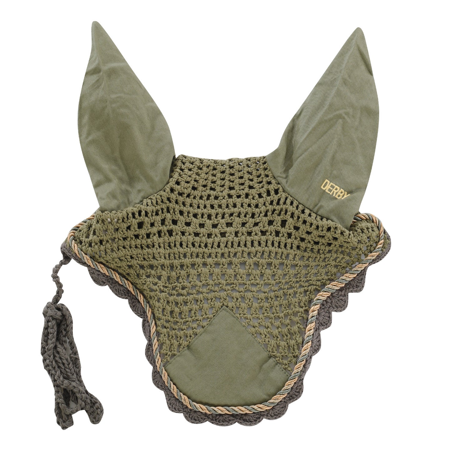 Gorro de algodón con cordón Derby - Kaki/Multi/Silver