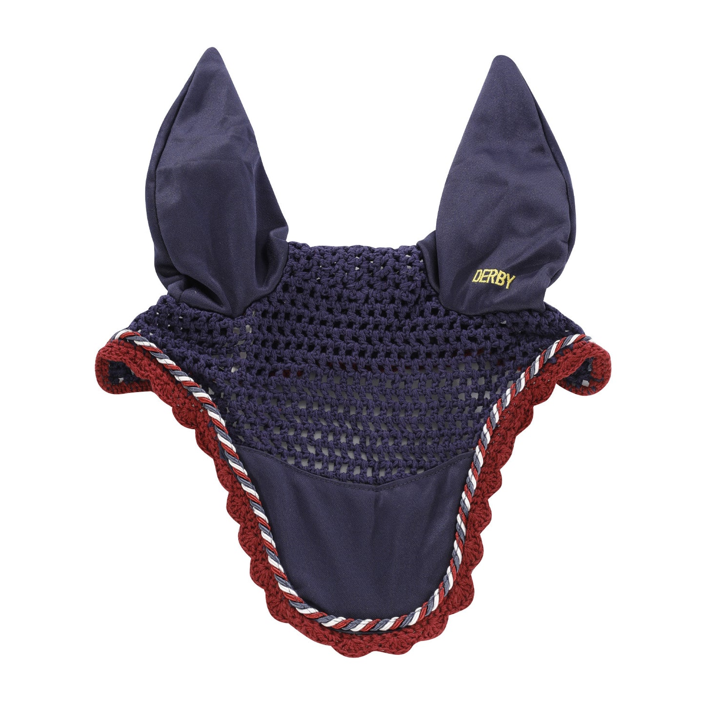 Gorro de algodón con cordón Derby - Navy/Multi/Burgundy
