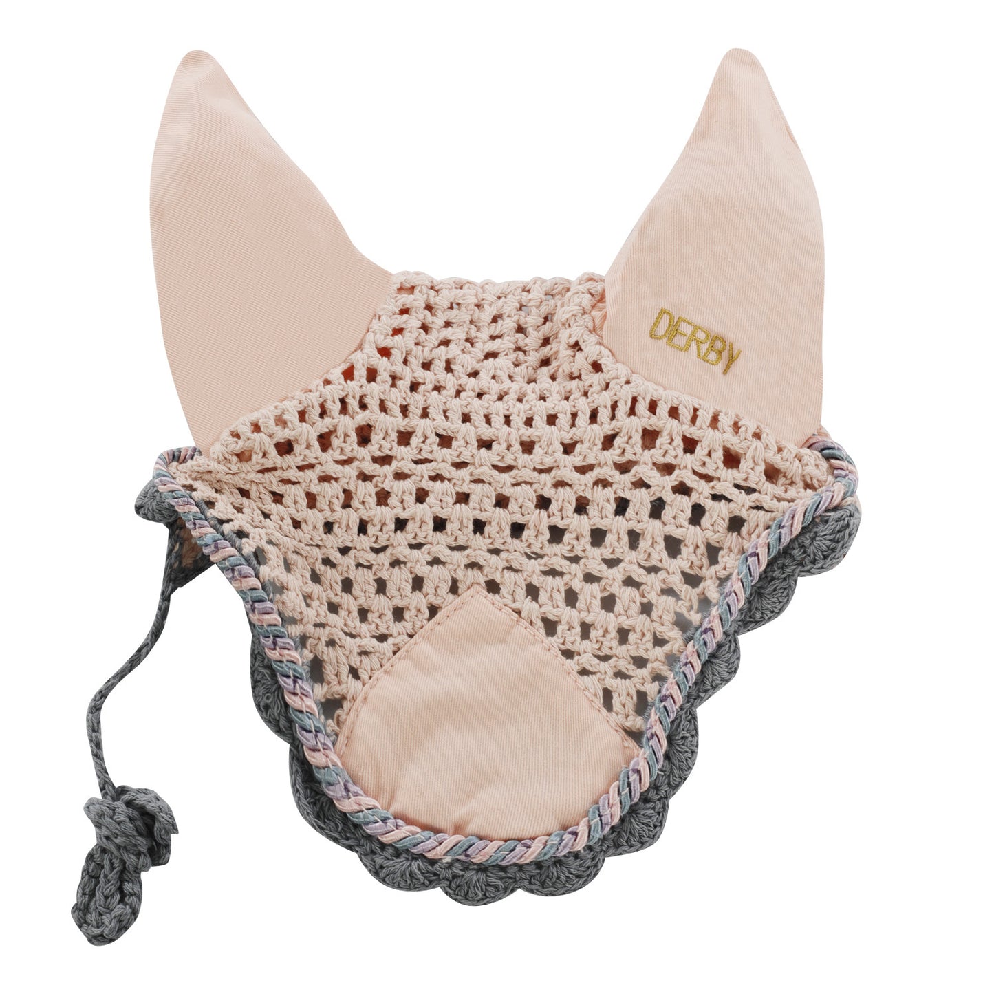 Gorro de algodón con cordón Derby - Pink/Multi/Silver