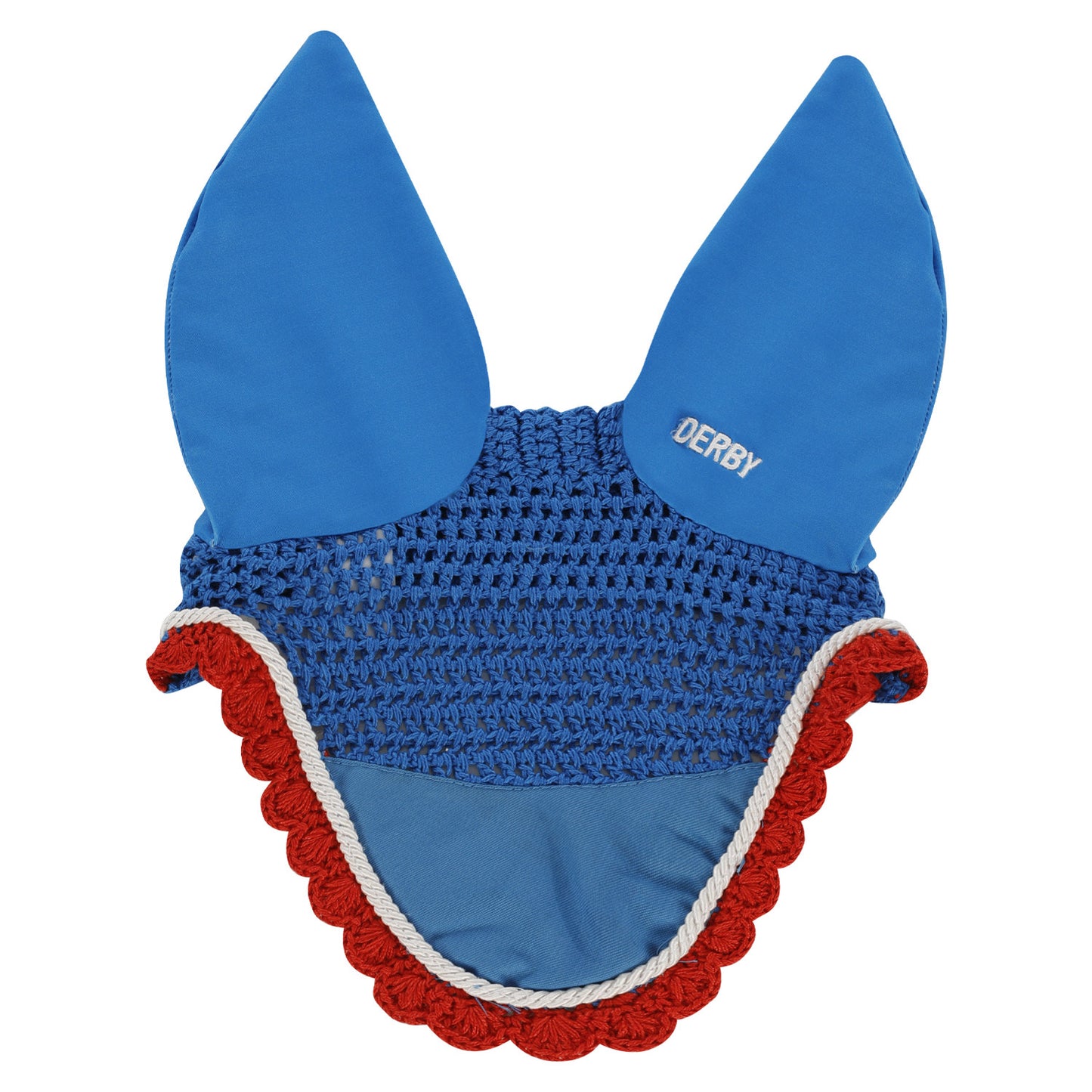 Gorro de algodón con cordón Derby - Royal/White/Red