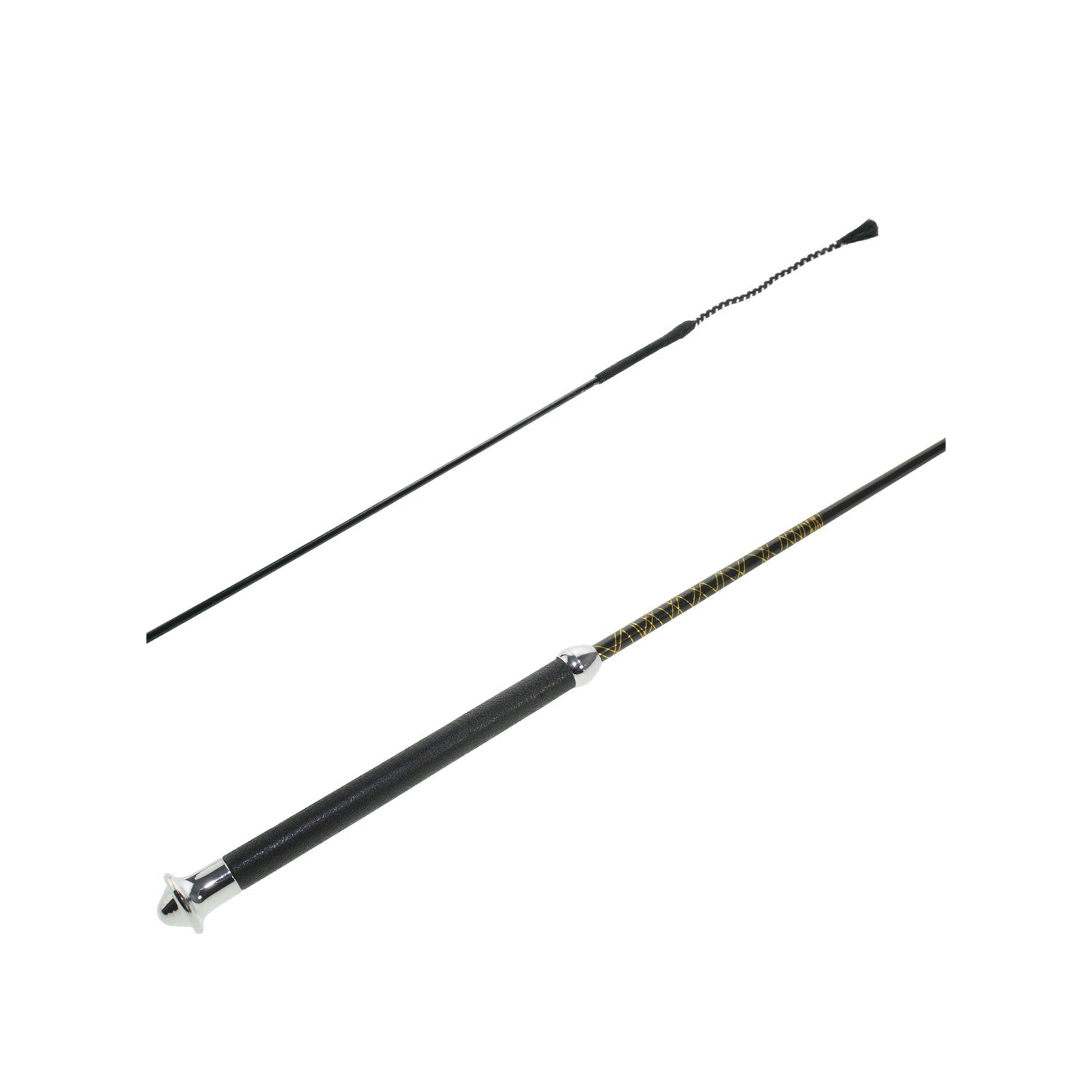 Látigo de nailon cm 90 Umbria Equitazione - Negro