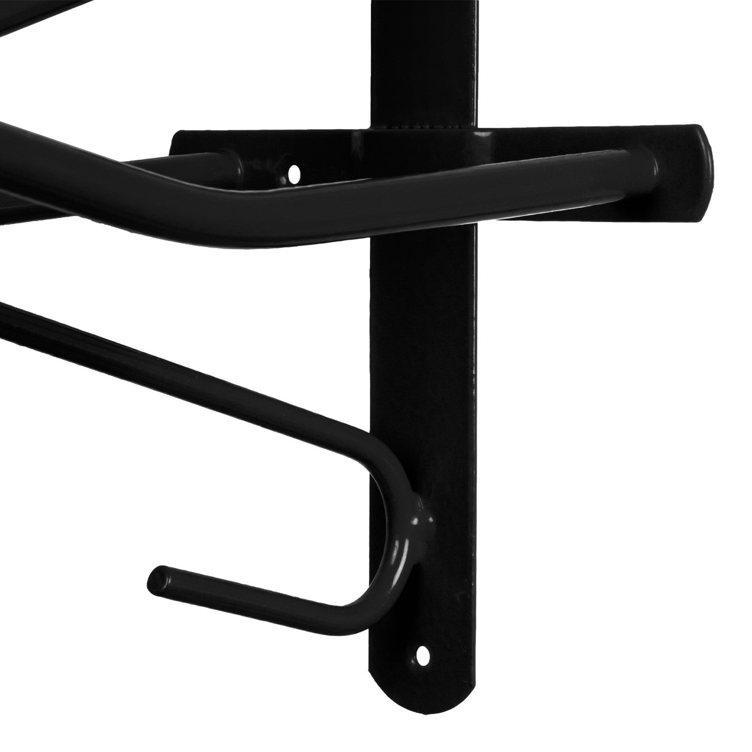 Soporte de silla de montar de pared fijo inglés Umbria Equitazione - Negro