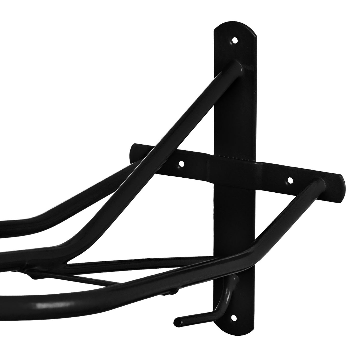 Soporte de silla de montar de pared fijo inglés Umbria Equitazione - Negro