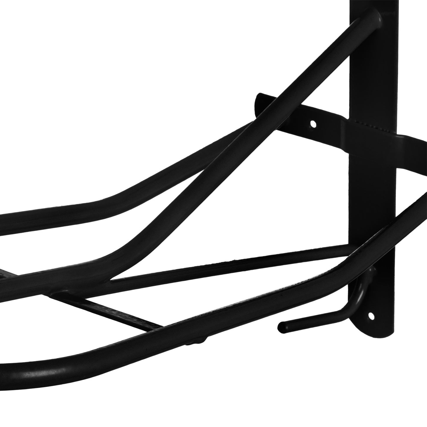 Soporte de silla de montar de pared fijo inglés Umbria Equitazione - Negro