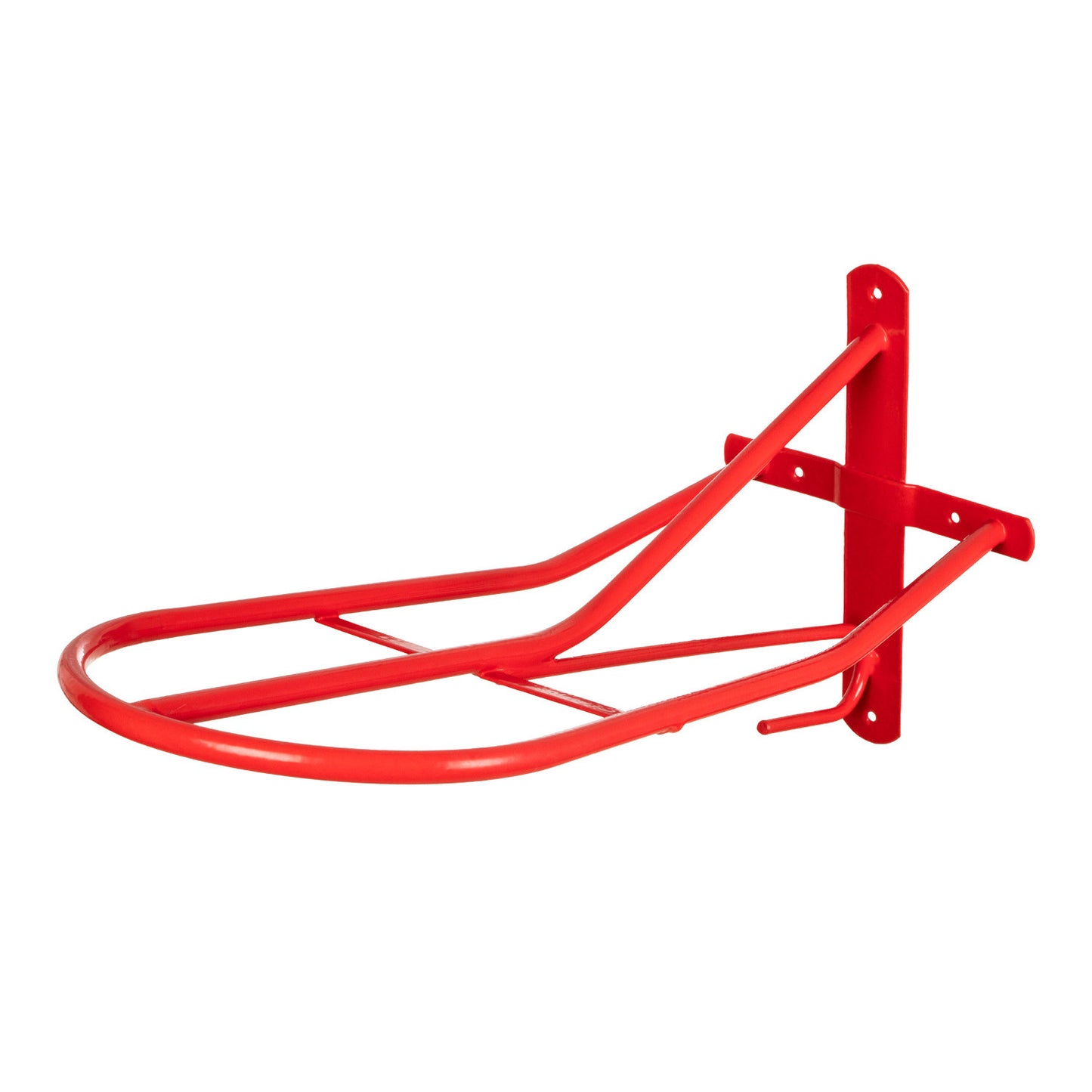 Soporte de silla de montar de pared fijo inglés Umbria Equitazione - Rojo