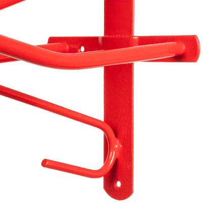 Soporte de silla de montar de pared fijo inglés Umbria Equitazione - Rojo