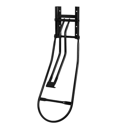 Soporte de silla de pared articulado inglés Umbria Equitazione - Negro