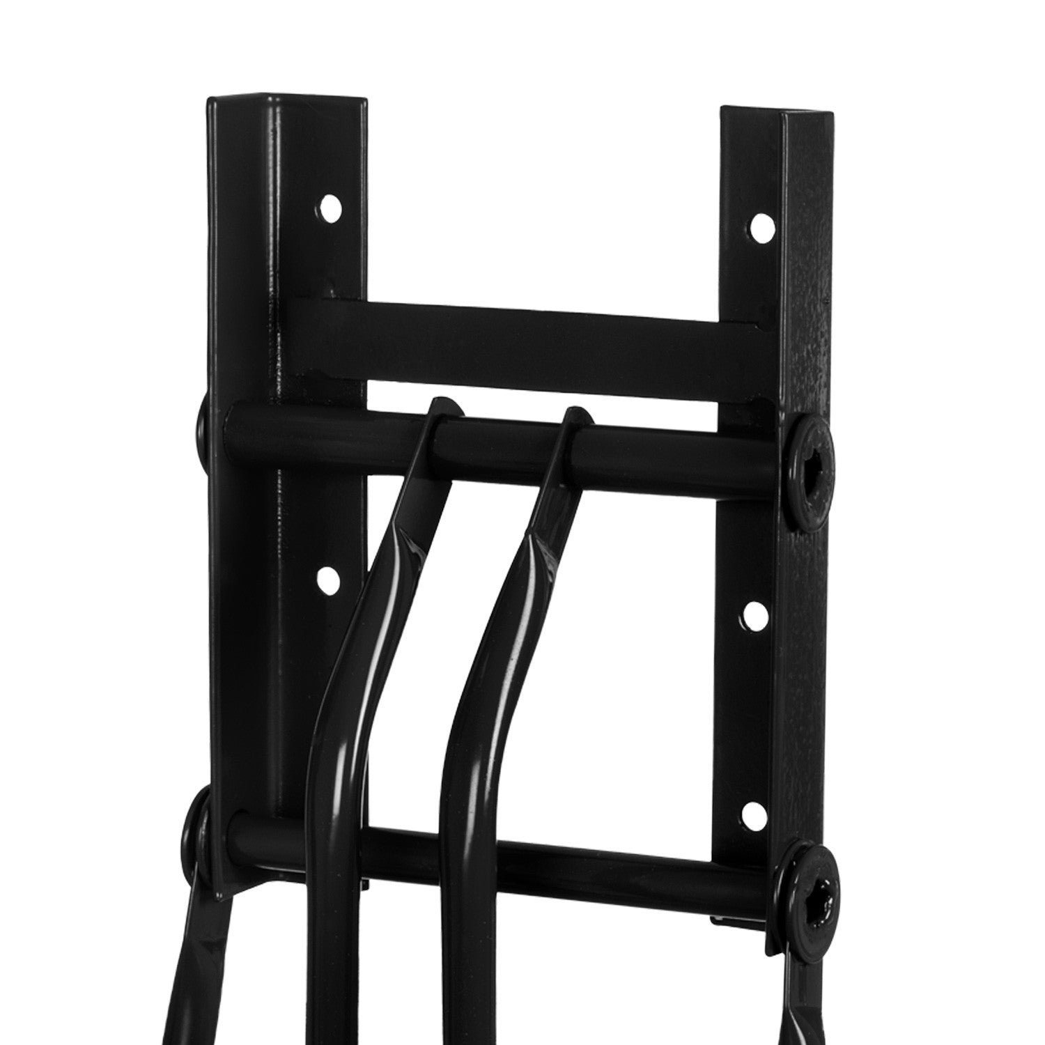 Soporte de silla de pared articulado inglés Umbria Equitazione - Negro