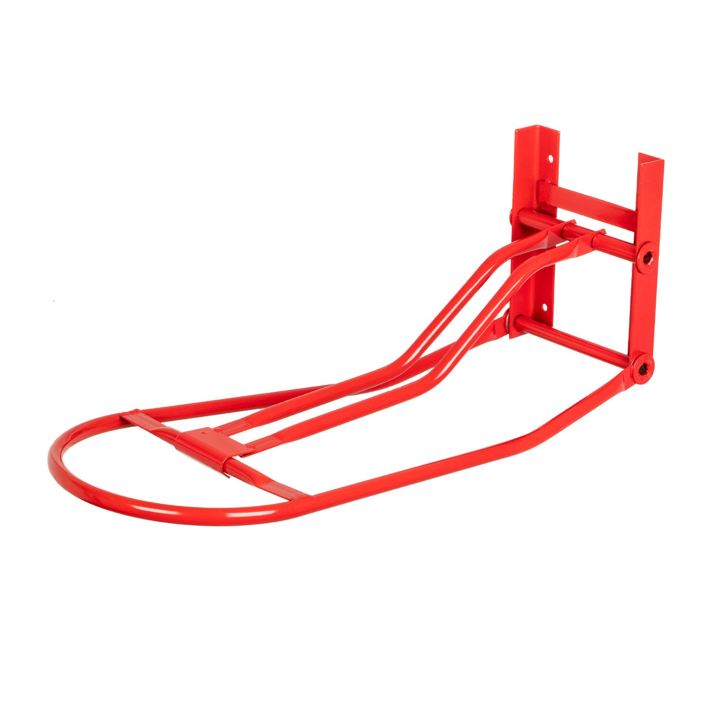 Soporte de silla de pared articulado inglés Umbria Equitazione - Rojo