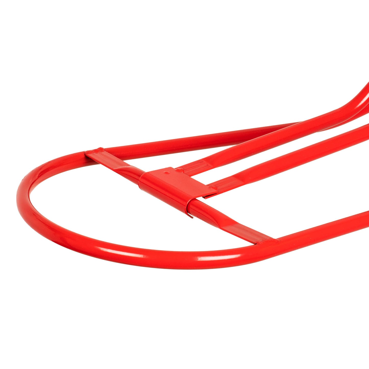 Soporte de silla de pared articulado inglés Umbria Equitazione - Rojo