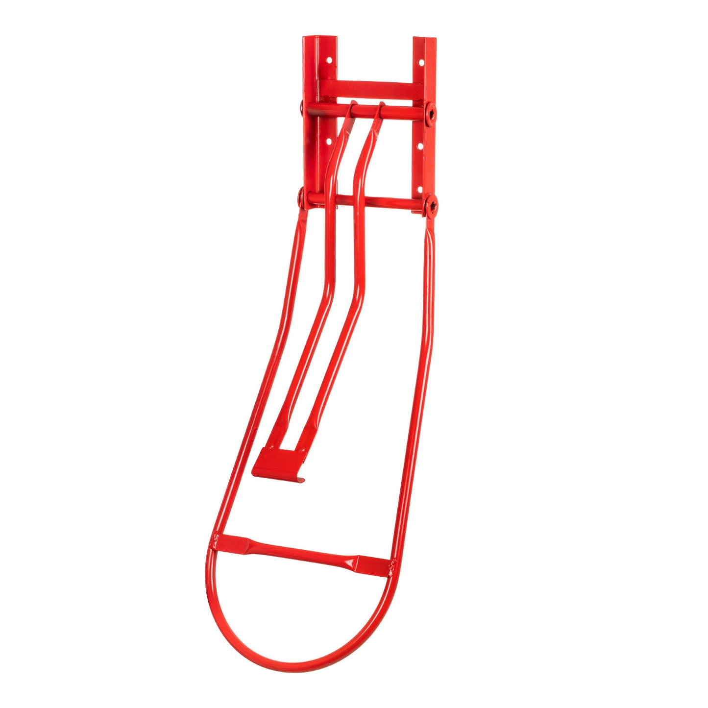 Soporte de silla de pared articulado inglés Umbria Equitazione - Rojo