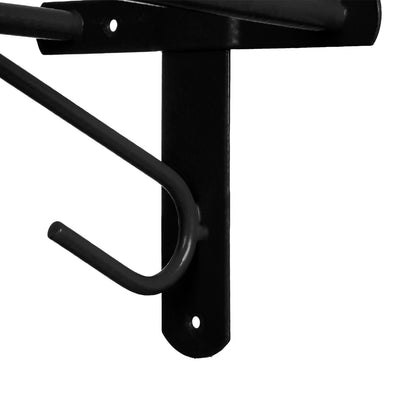 Soporte de silla de montar de pared fijo con Western Umbria Equitazione - Negro
