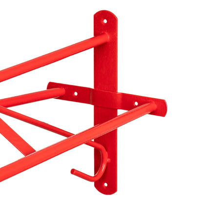 Soporte de silla de montar de pared fijo con Western Umbria Equitazione - Rojo