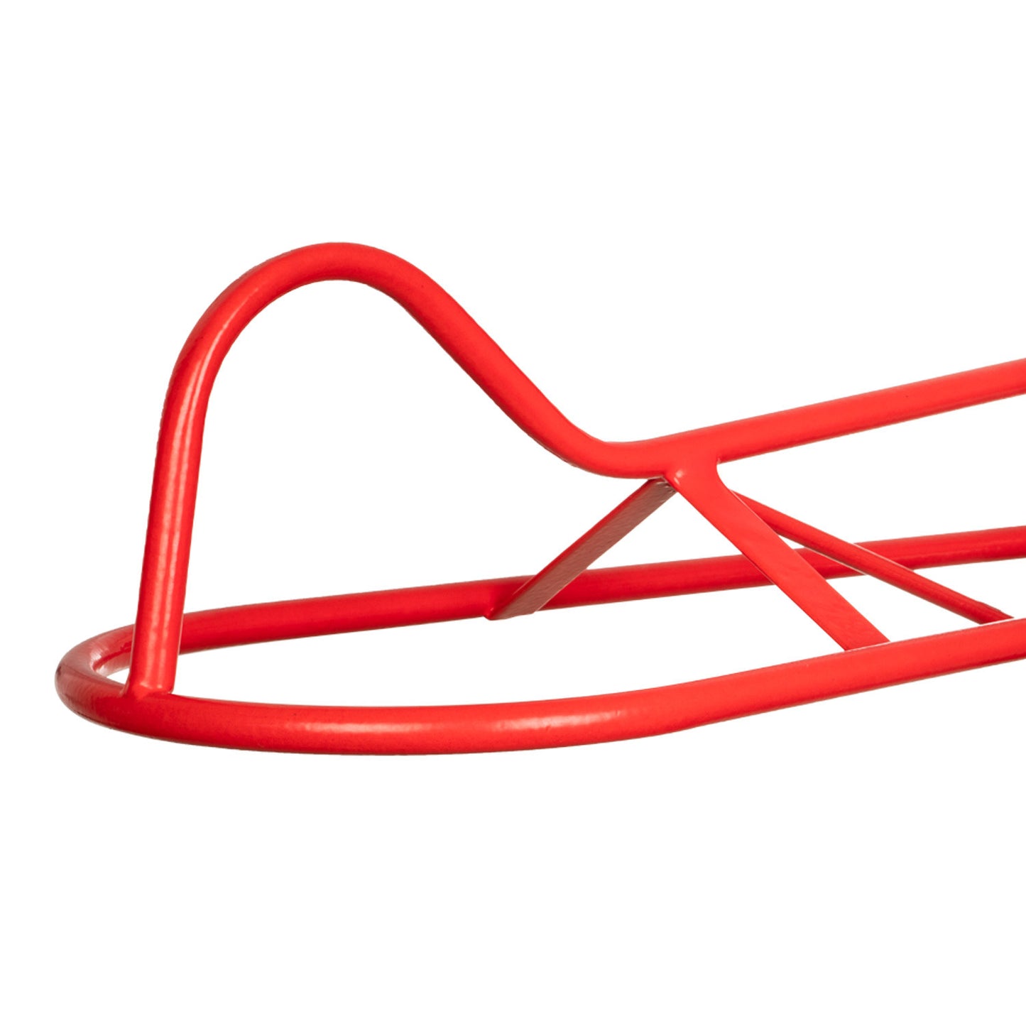 Soporte de silla de montar de pared fijo con Western Umbria Equitazione - Rojo