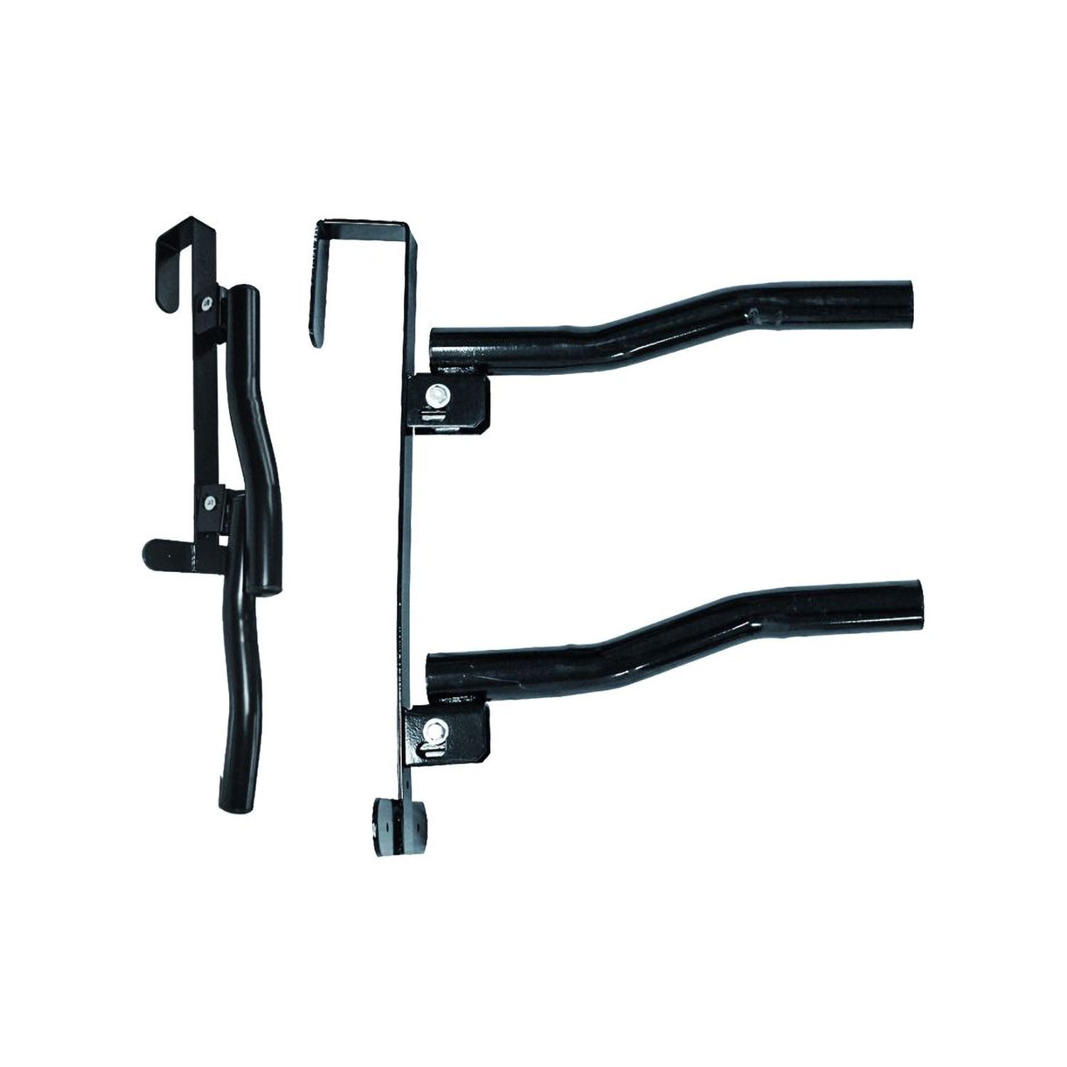 Soporte de sillines robusto con valla, 2 plazas, barras plegables Umbria Equitazione
