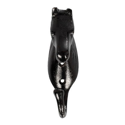 soporte de bridas cabeza de caballo aluminio coloreado Umbria Equitazione - Negro