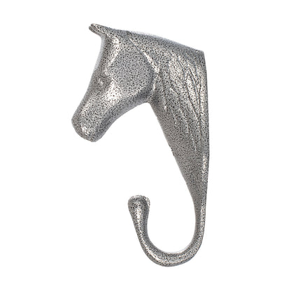 soporte de bridas cabeza de caballo aluminio coloreado Umbria Equitazione - Gris