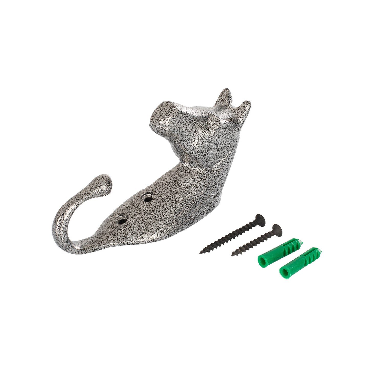 soporte de bridas cabeza de caballo aluminio coloreado Umbria Equitazione - Gris