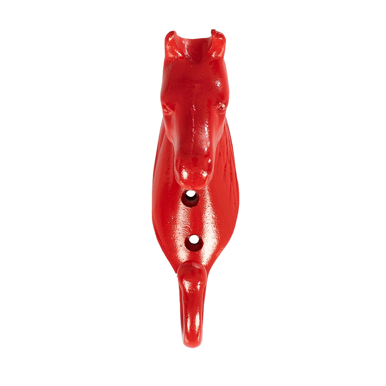 soporte de bridas cabeza de caballo aluminio coloreado Umbria Equitazione - Rojo