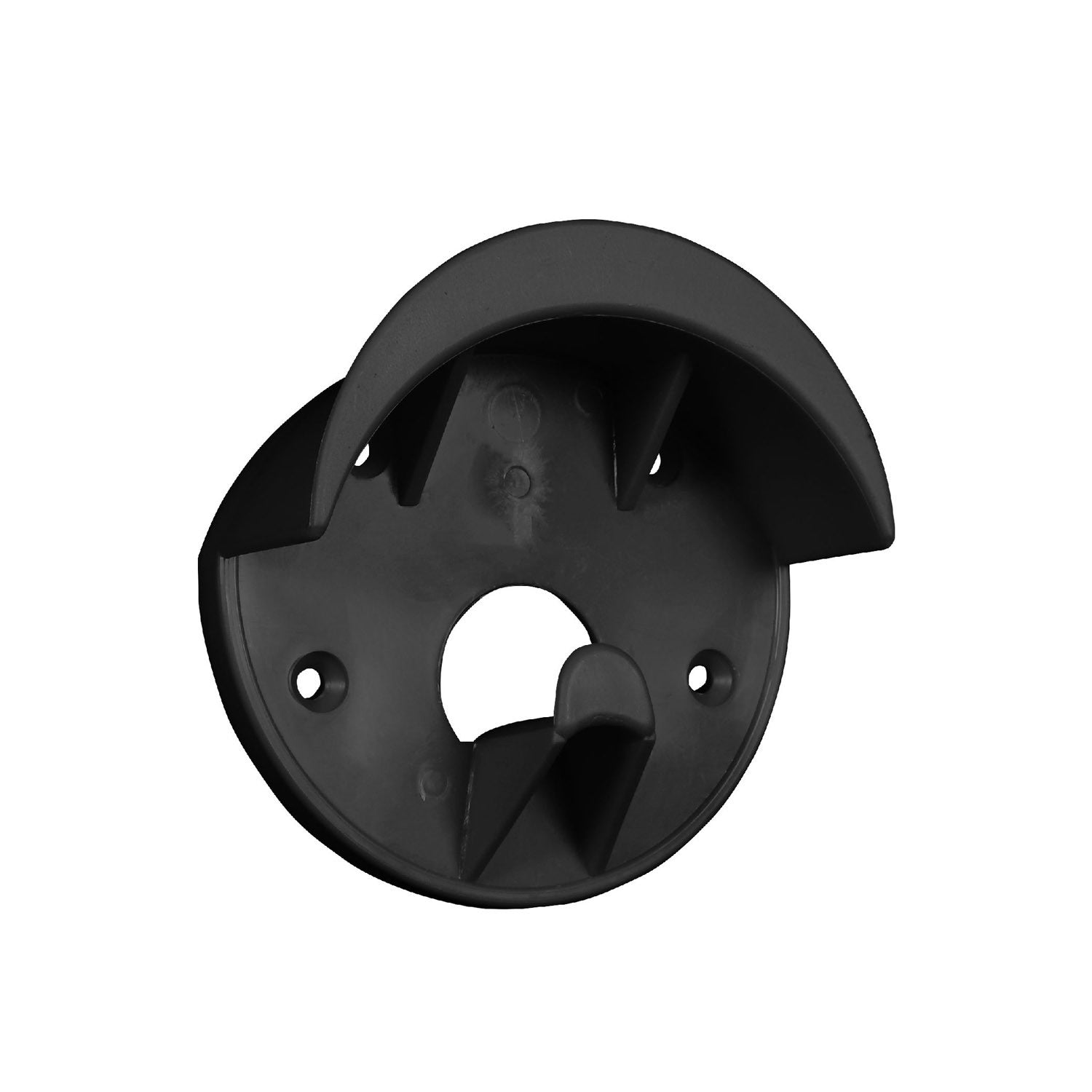 Soporte de riendas en plástico resistente rojo o negro V-Plast
