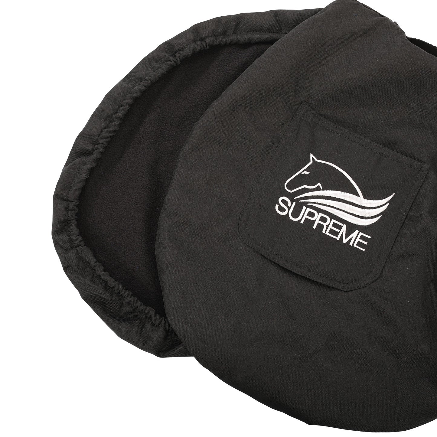 Funda de asiento inglesa Supreme algodón New Style - Negro
