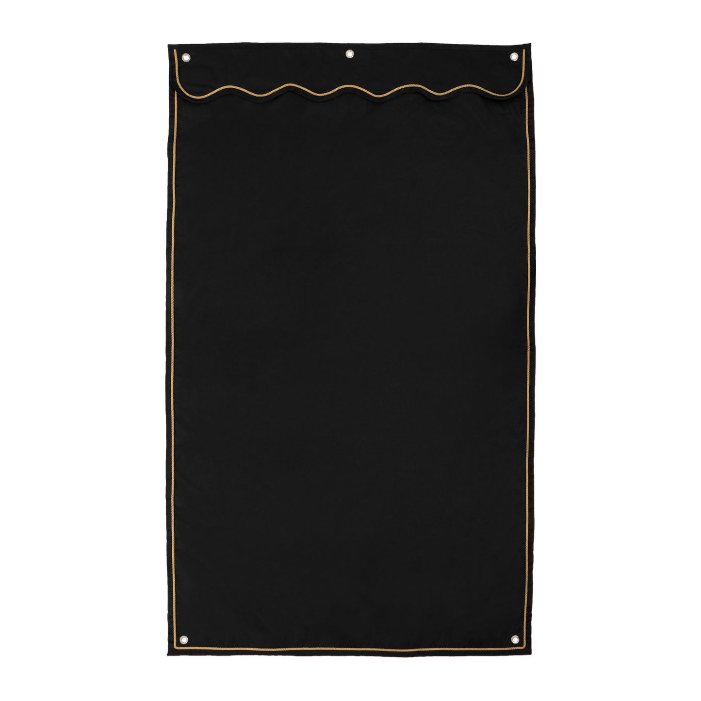 Cortina de ducha de 200 h x 120 l Umbria Equitazione - Negro