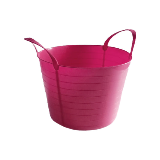 Cubo de plástico flexible 14 l V-Plast - Hot Pink