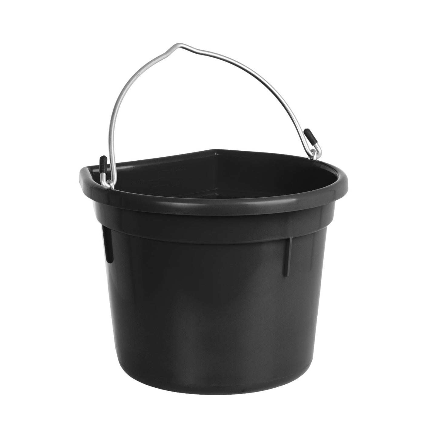 Cubo de plástico de pared Umbria Equitazione - Negro