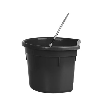 Cubo de plástico de pared Umbria Equitazione - Negro
