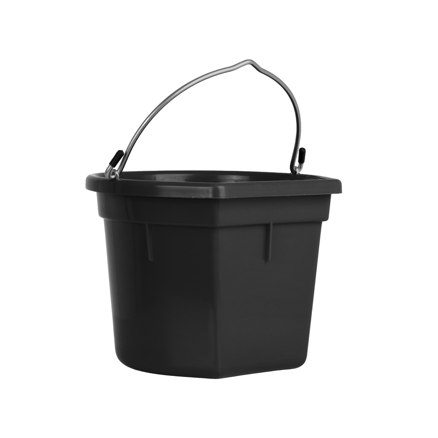 Cubo de plástico de pared Umbria Equitazione - Negro