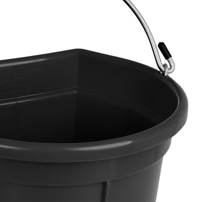 Cubo de plástico de pared Umbria Equitazione - Negro
